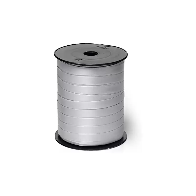 ROTOLO DI NASTRINO REGALO GRIGIO 500 MT