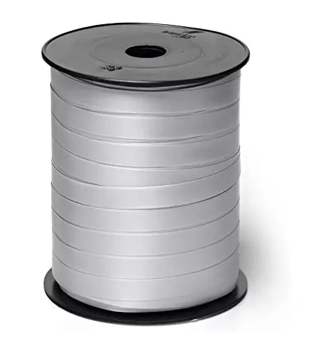 ROTOLO DI NASTRINO REGALO GRIGIO 500 MT
