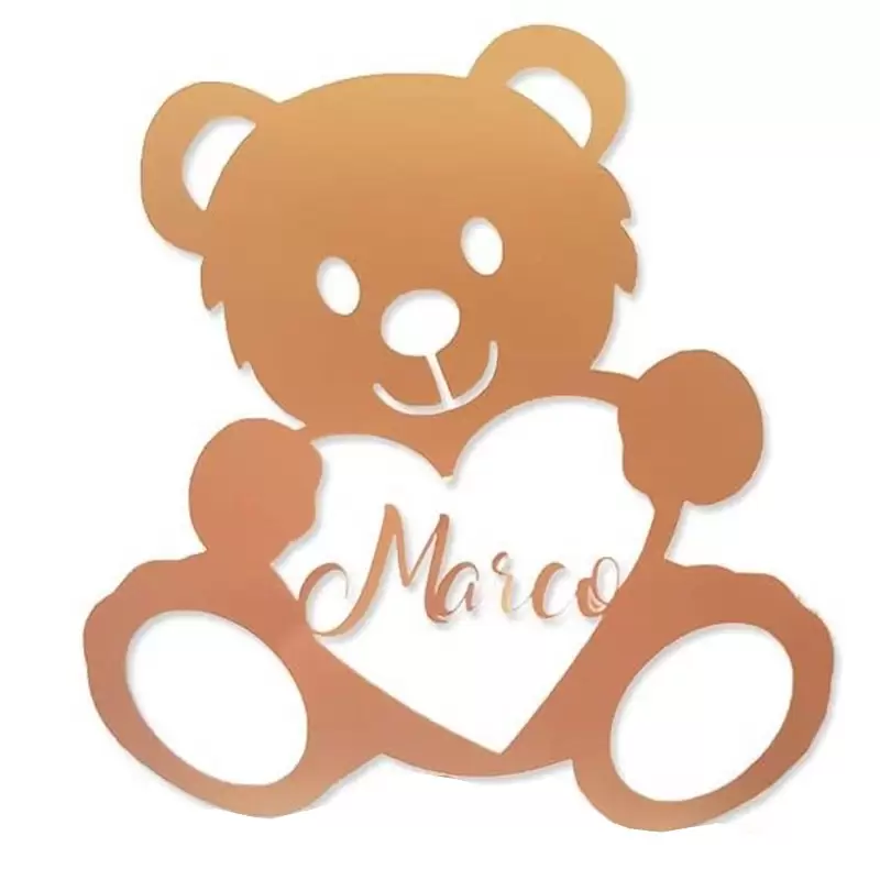 ORSETTO ADESIVO PERSONALIZZABILE 8 CM