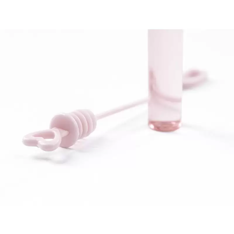 Bolle di sapone cuore rosa