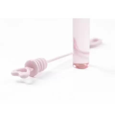 BOLLE DI SAPONE CUORE ROSA - 1 PZ