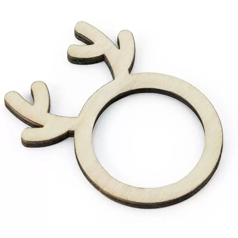 porta tovaglioli legno renna 6 pz.6 x 7,5 cm diametro foro 4 cm OS2-100