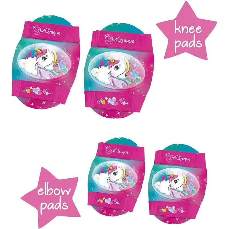 Pattini per Bambini unicorno + Protezioni, Regolabili, Taglia 22-29 28511
