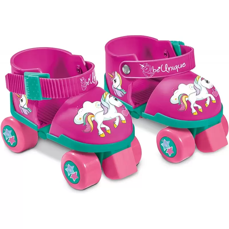 Pattini per Bambini unicorno + Protezioni, Regolabili, Taglia 22-29 28511
