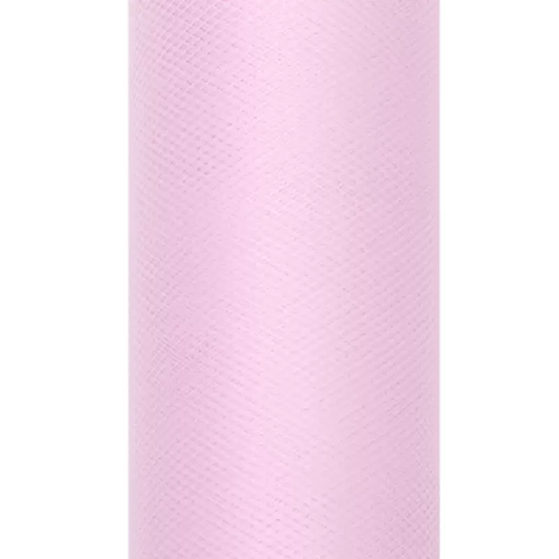 ROTOLO DI TULLE ROSA 25 CM X 100 MT