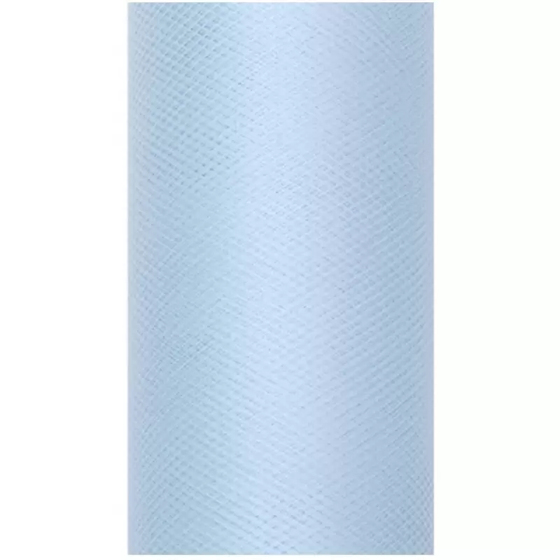 ROTOLO TULLE CELESTE 0,5 x 9 MT