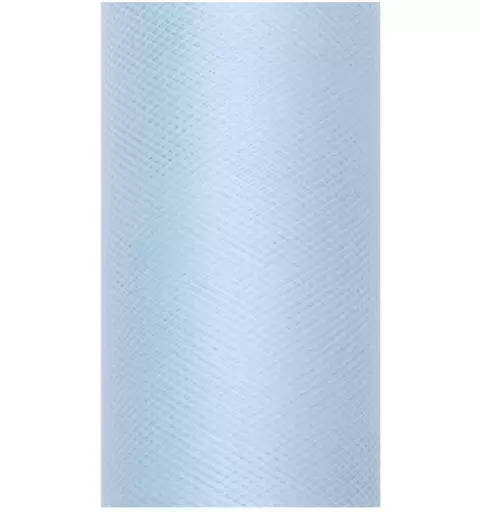 ROTOLO TULLE CELESTE 0,5 x 9 MT