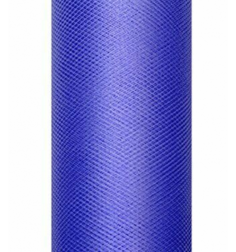 ROTOLO DI TULLE BLU 12.5CM X 100 MT