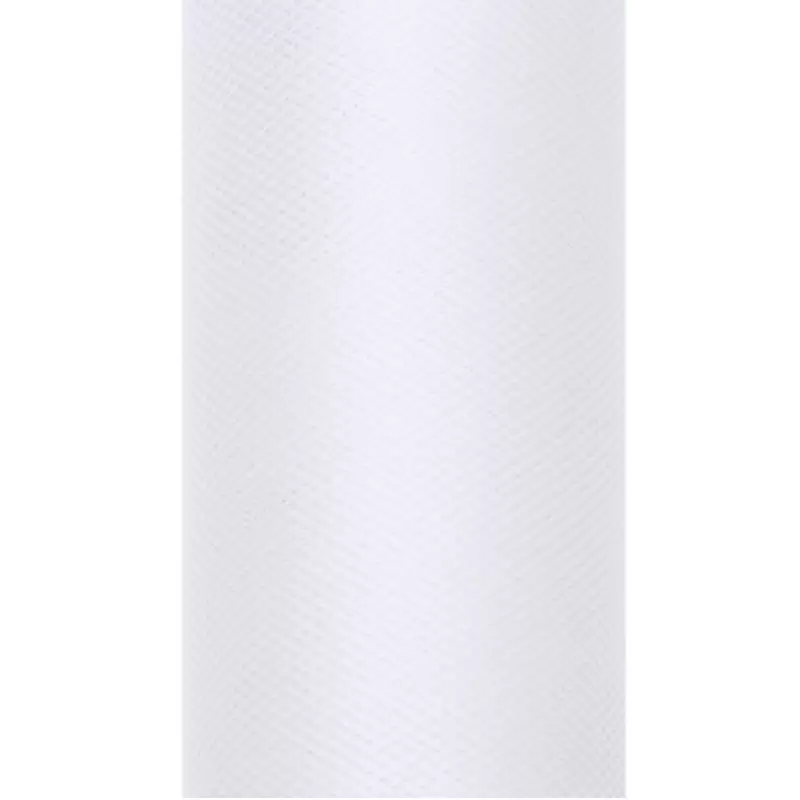 ROTOLO TULLE BIANCO 100 MT 12,5 CM