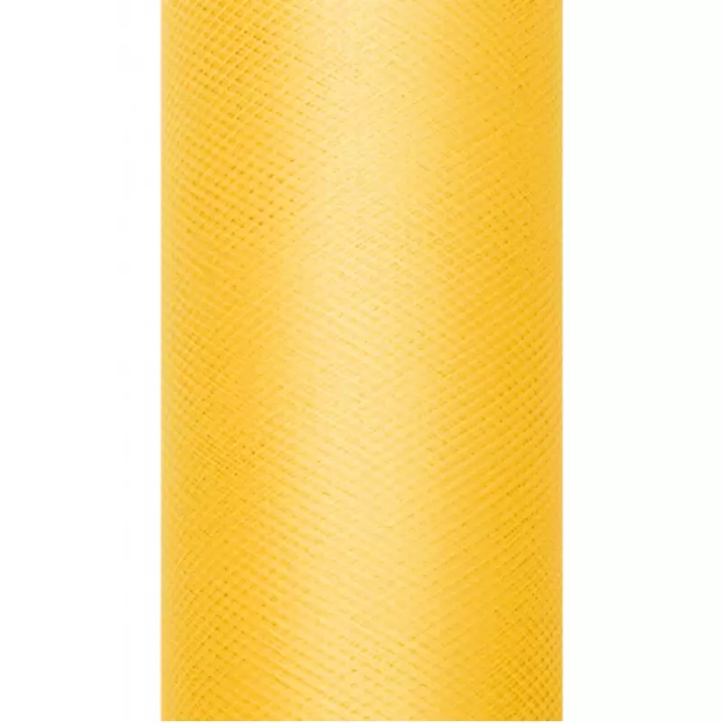 ROTOLO TULLE GIALLO 100 MT 12,5 CM