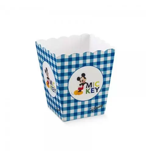 Contenitore caramelle pop corn Topolino - misura piccola 10 pz