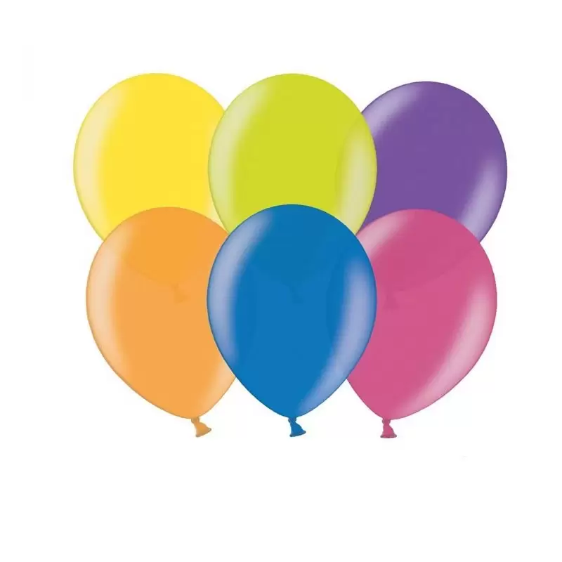 Palloncini multicolor metallici 27 cm 50 PZ SB12M-000-50