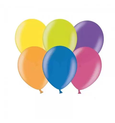 Palloncini multicolor metallici 27 cm 50 PZ SB12M-000-50