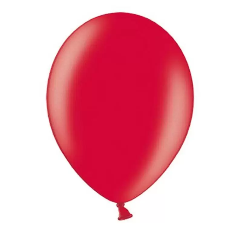 Palloncini rosso papavero metallici 27 cm 50 PZ SB12M-007J-50