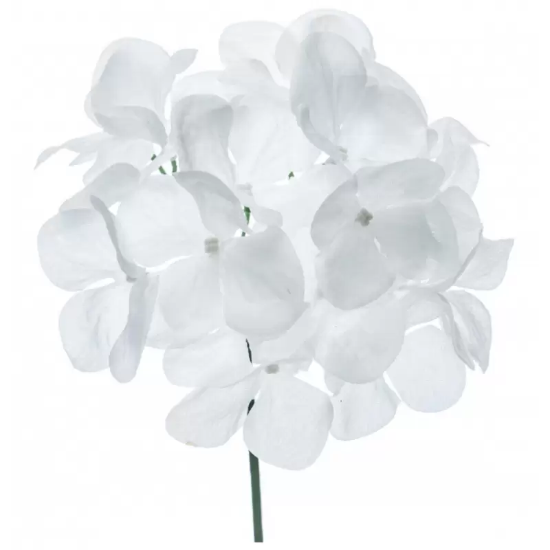 ORTENSIE BIANCHE ARTIFICIALI - 12 PICKS