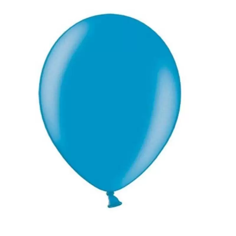 Palloncini Blu caraibico metallici 27 cm 50 PZ SB12M-083-50
