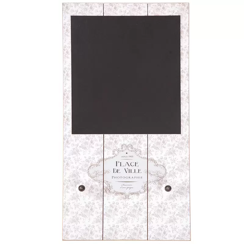 LAVAGNA NERA CON DUE POMELLI IN CERAMICA 30 x 60 CM