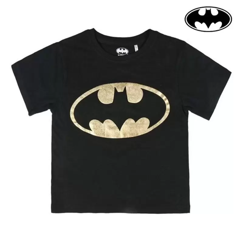 T-SHIRT BATMAN PREMIUM NERA CON LOGO 4 ANNI