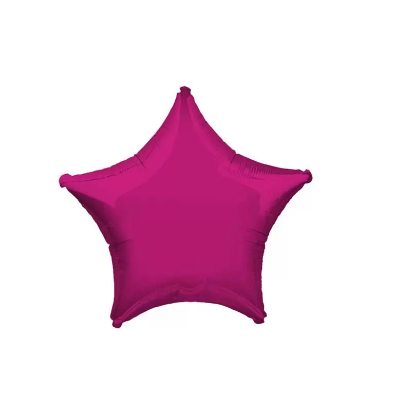 5 mini shape Mylar stella fucsia 9 34074-09