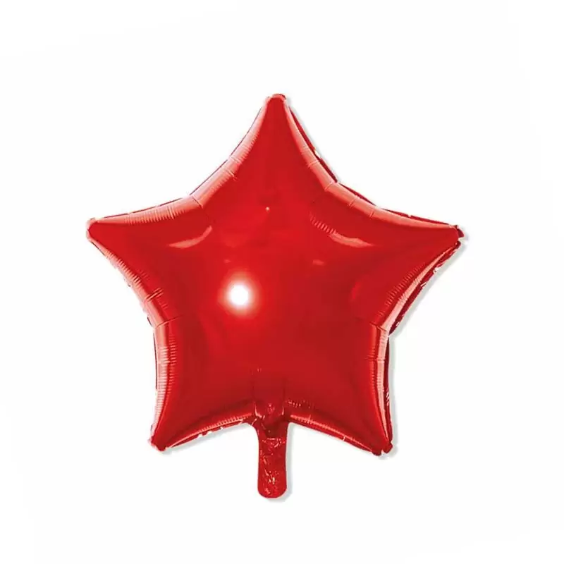 5 mini shape Mylar stella rossa 4 34017-04