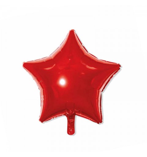 5 mini shape Mylar stella rossa 4 34017-04