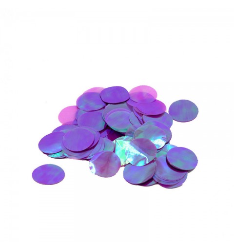 Coriandoli - Confetti iridescenti rosa per Palloncini 2,3 cm 15 g. 993232