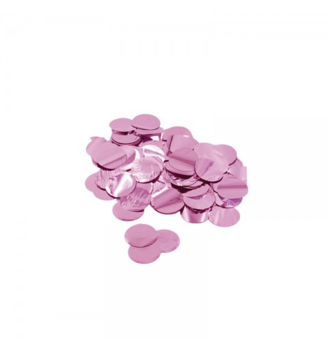 Coriandoli - Confetti rosa chiaro metallizzati per Palloncini 2,3 cm 15 g. 988948