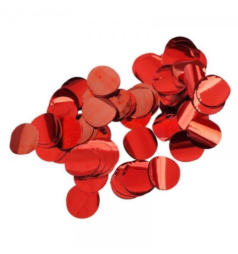Coriandoli - Confetti rossi metallizzati per Palloncini 2,3 cm 15 g. 988078