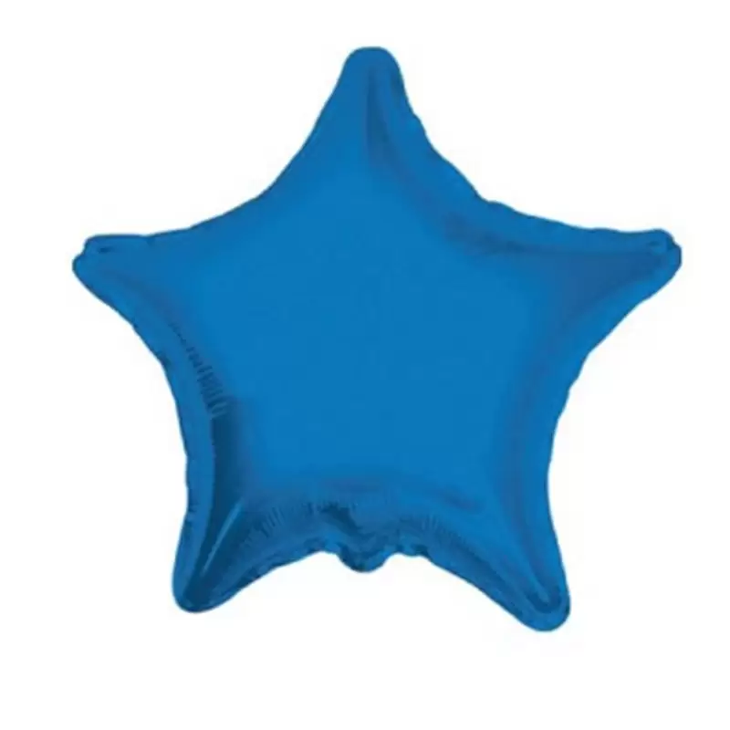 5 MINI SHAPE STELLA BLU 10 CM