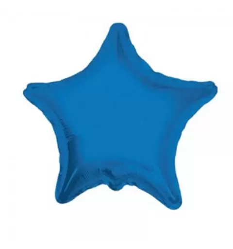 5 MINI SHAPE STELLA BLU 10 CM