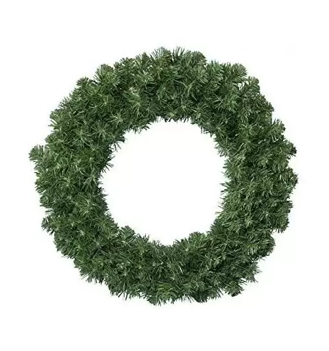 GHIRLANDA DI AGHI VERDE 45 CM ECOLOGICA