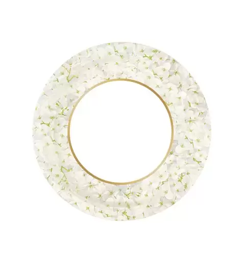 PIATTI ORTENSIA 23 CM - 8 PZ
