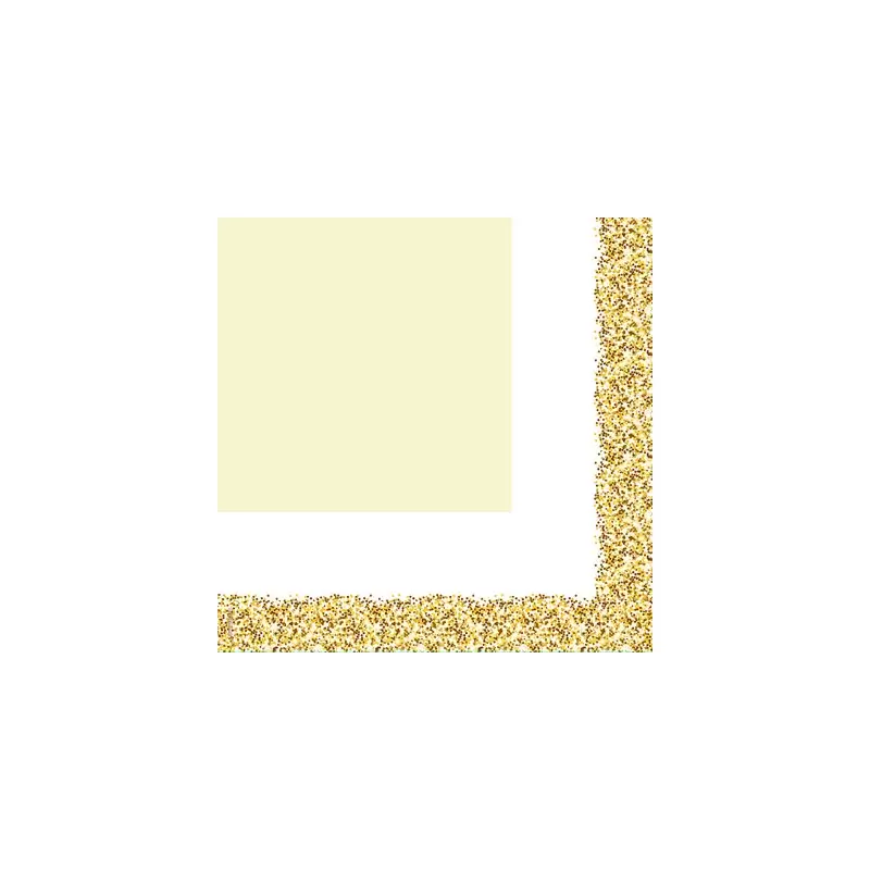TOVAGLIOLI ORO GLITTER - 20 PZ