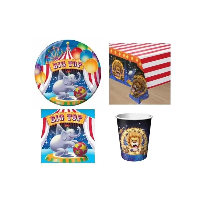 KIT N2 COMPLEANNO BIG TOP BIRTHDAY CIRCO