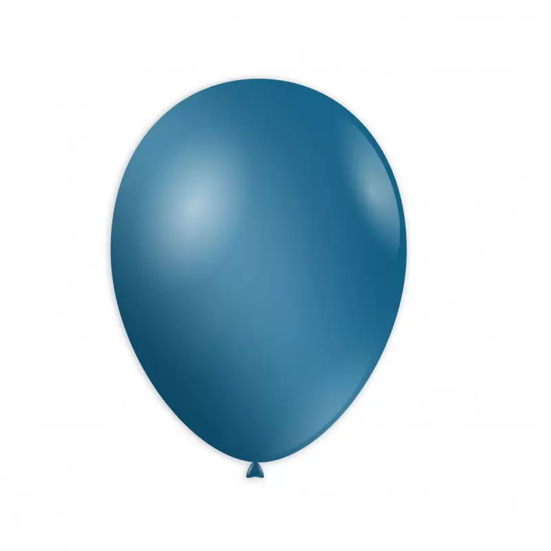 Palloncini metallizzati 9 25 cm blu GM90 / 82 100 pz.