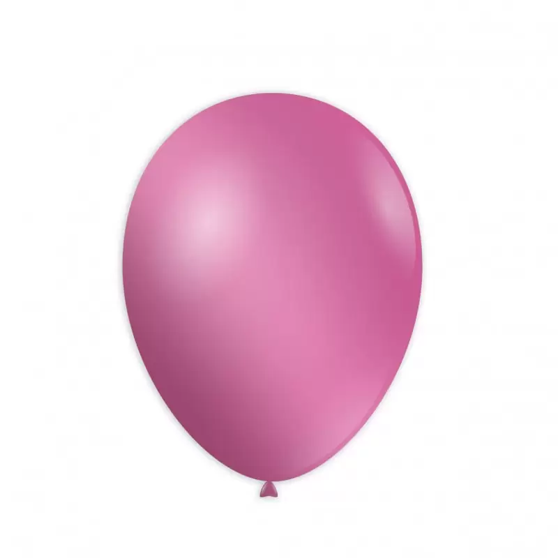 Palloncini metallizzati 9 25 cm rosa GM90 / 74 100 pz.