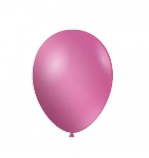 Palloncini metallizzati 9 25 cm rosa GM90 / 74 100 pz.