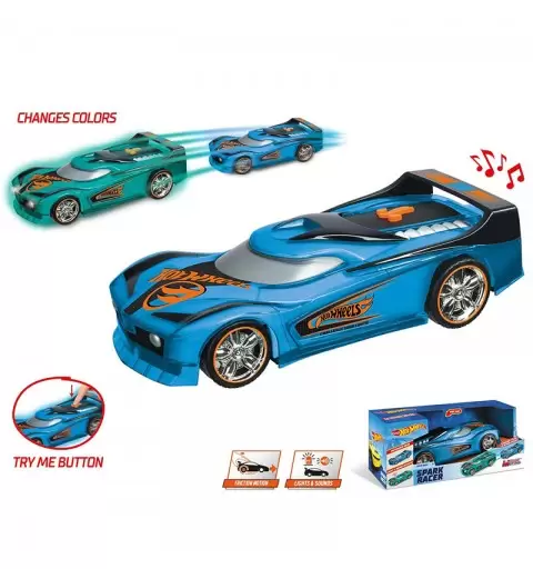 Hot Wheels Spark Racers Spin King macchina a frizionei luci e suoni 5119897