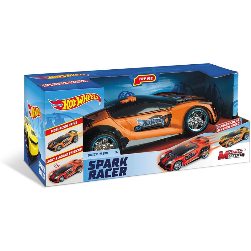 Hot Wheels Spark Racers Quick N Sik macchina a frizione luci e suoni 51197