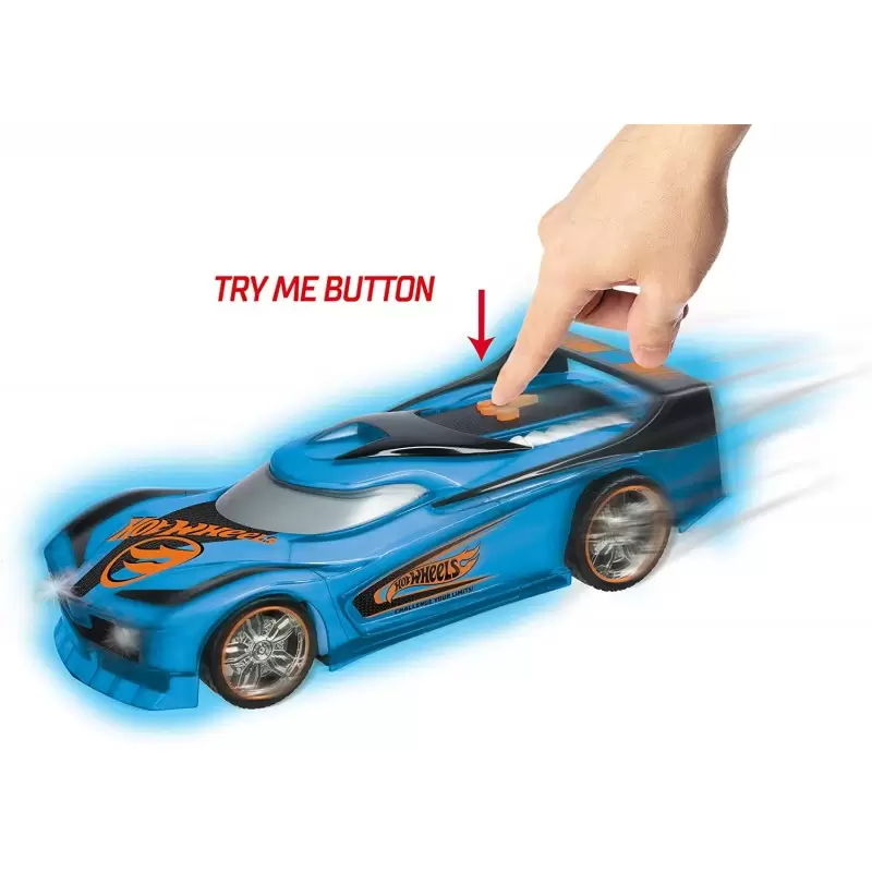 Hot Wheels Spark Racers Spin King macchina a frizionei luci e suoni 5119897