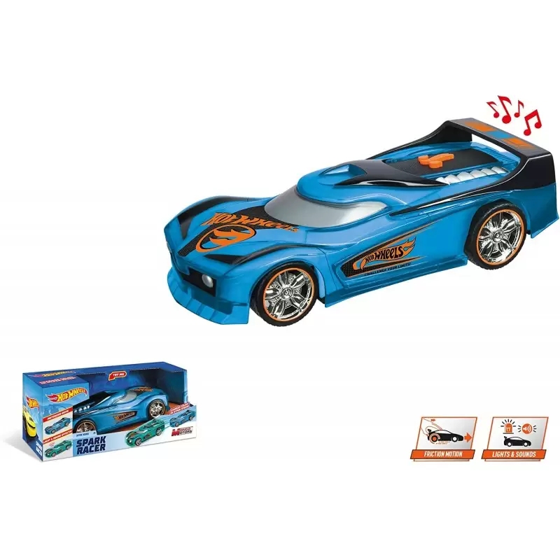 Hot Wheels Spark Racers Spin King macchina a frizionei luci e suoni 5119897