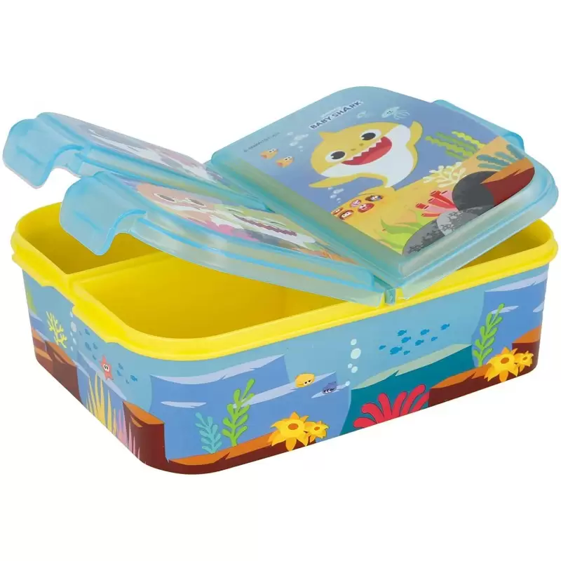 Lunch Box Portamerenda 3 scomparti baby Shark13520