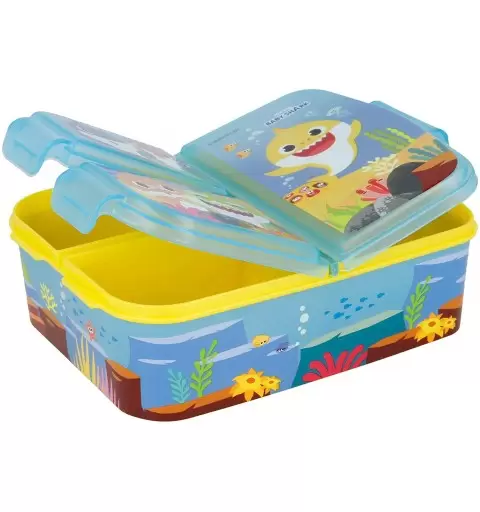 LUNCH BOX BABY SHARK PORTAMERENDA 3 SCOMPARTI