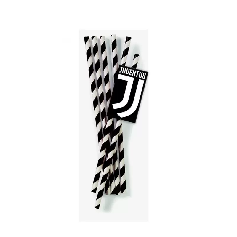 Cannucce Carta Juventus 19,5 cm 12 pz 6B670001