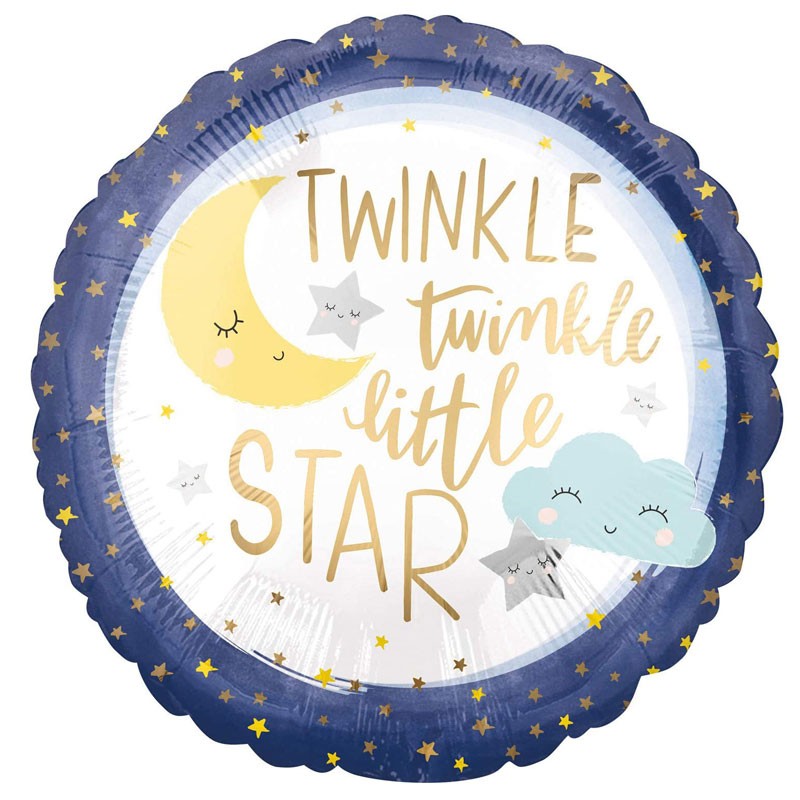 Palloncino foil twinkle twinkle little stars 3850601