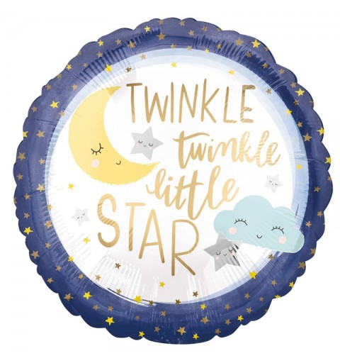 Palloncino foil twinkle twinkle little stars 3850601