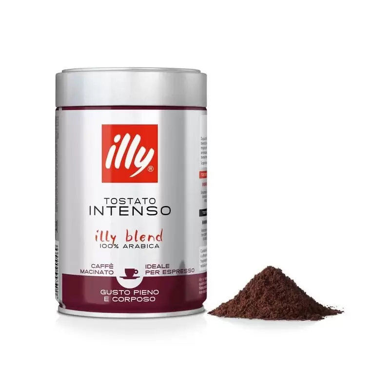 Illy Tostato Intenso Caffè Macinato Ideale Per Espresso 250 G