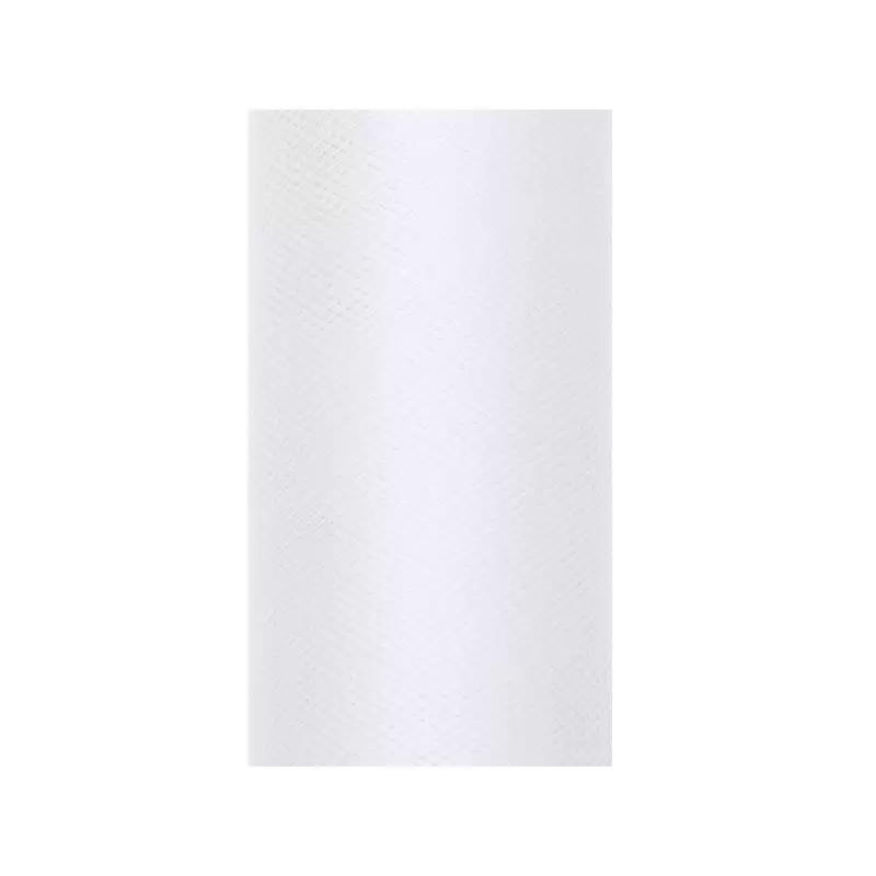 ROTOLO DI TULLE BIANCO 25 CM X 100 MT