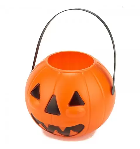 2 CESTINI PER HALLOWEEN A FORMA DI ZUCCA 30796 20 X 17 CM