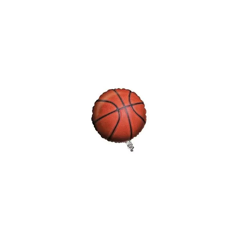 047964 PALLONCINO FOIL BASKET ADDOBBI COMPLEANNO BAMBINI 